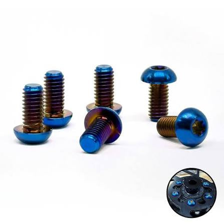 Titanium bolts for Surron Brake rotor