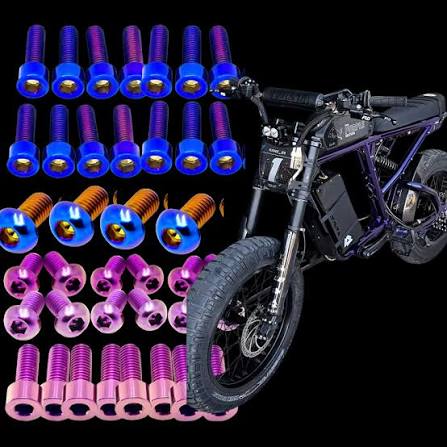 titanium bolt kit for super 73